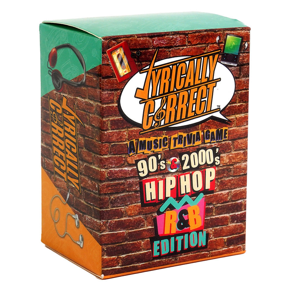 Lyrically Correct 90's & 2000's Hip Hop and R & B Edition Card Music Trivia Game Lyrically Correct 90's & 2000's Hip Hop and R & B Edition Card Music Trivia Game